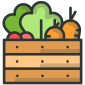 UNA CAJA CON UVAS